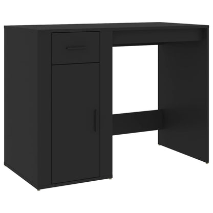 Scrivania Nero 100x49x75 cm in Legno Multistrato - homemem39