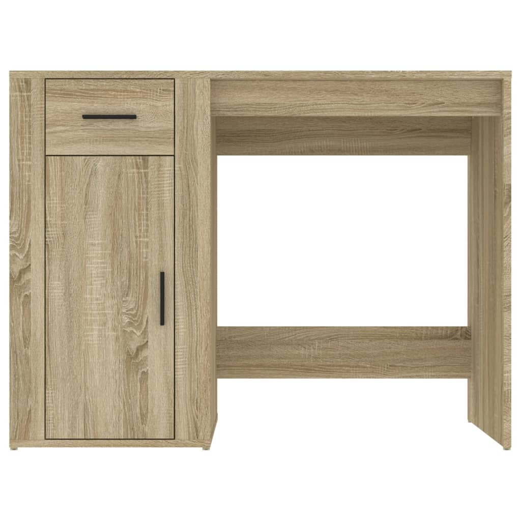 Scrivania Rovere Sonoma 100x49x75 cm in Legno Multistrato - homemem39