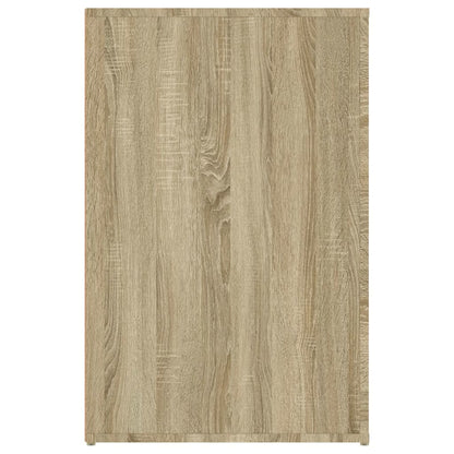 Scrivania Rovere Sonoma 100x49x75 cm in Legno Multistrato - homemem39