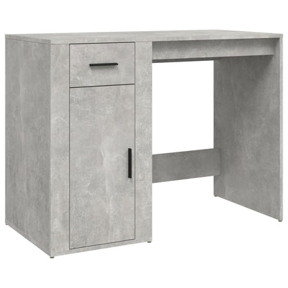 Scrivania Grigio Cemento 100x49x75 cm in Legno Multistrato - homemem39