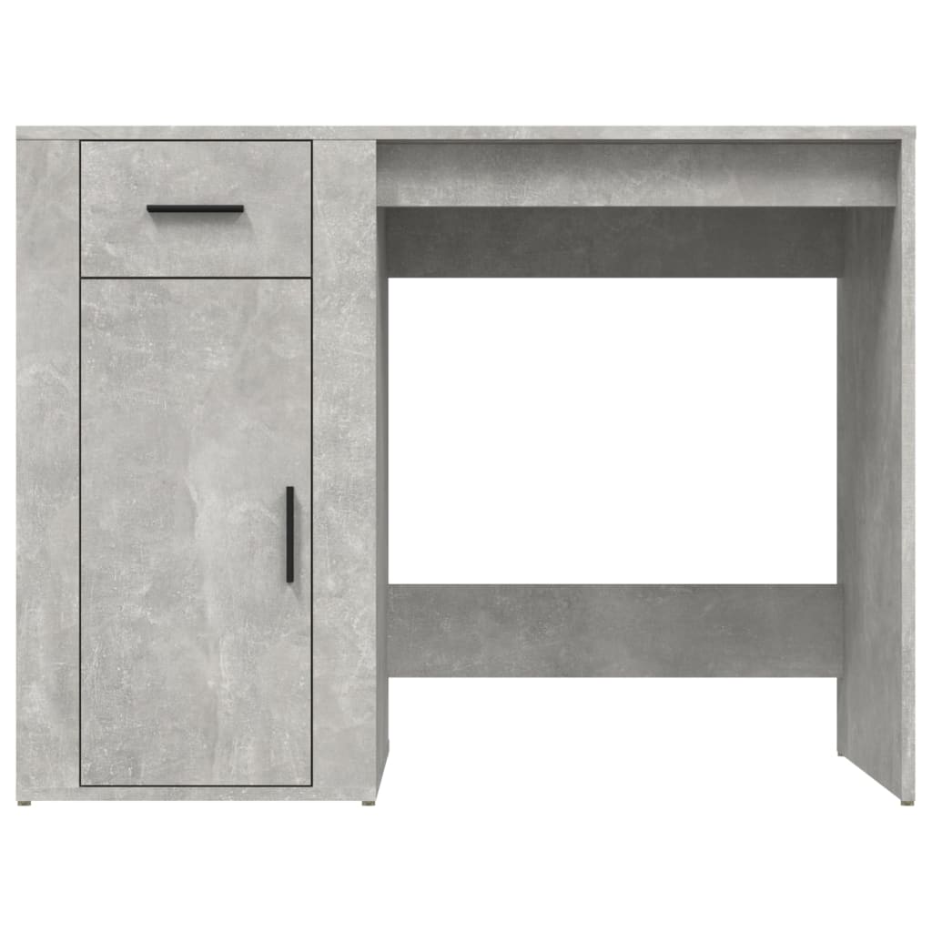 Scrivania Grigio Cemento 100x49x75 cm in Legno Multistrato - homemem39