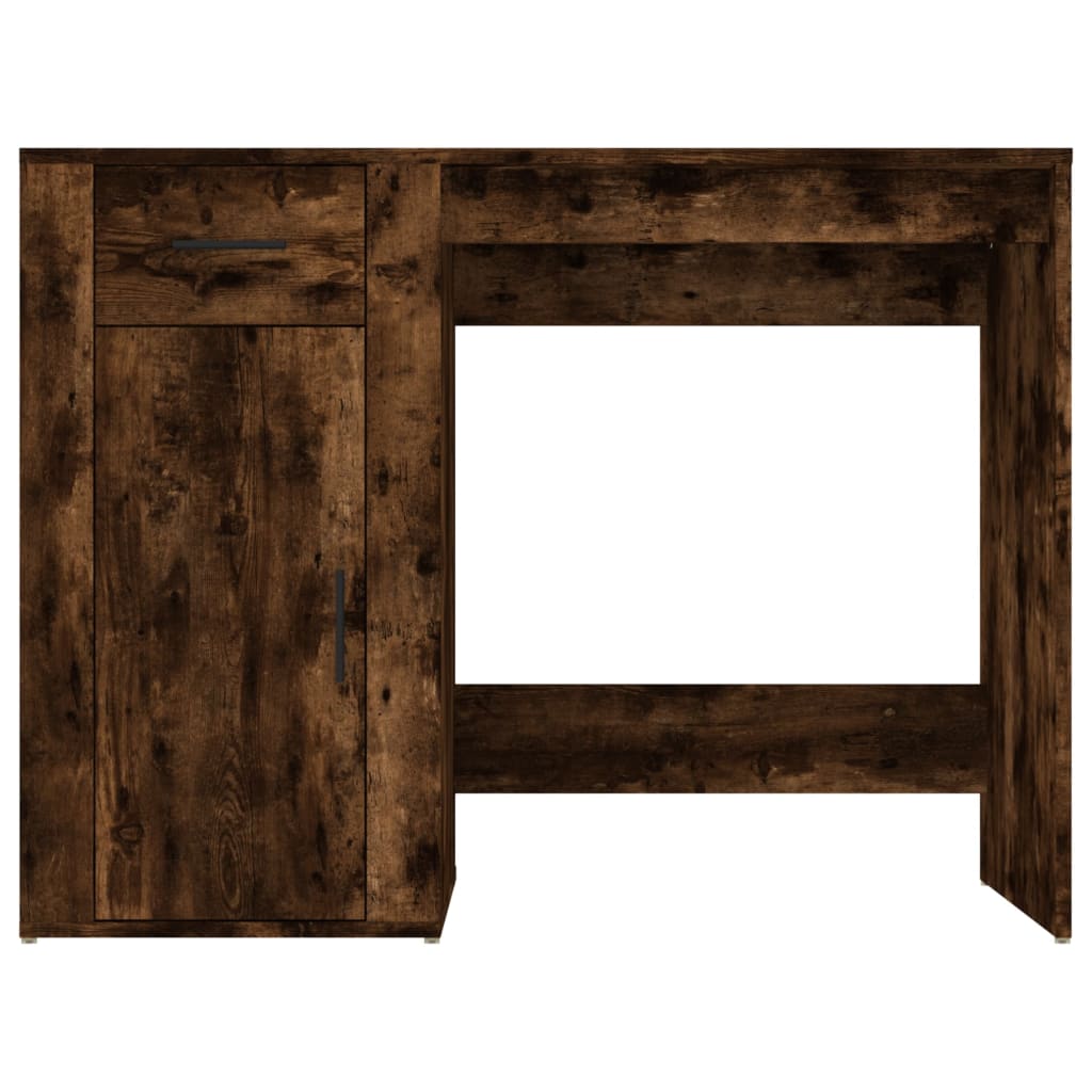 Scrivania Rovere Fumo 100x49x75 cm in Legno Multistrato - homemem39