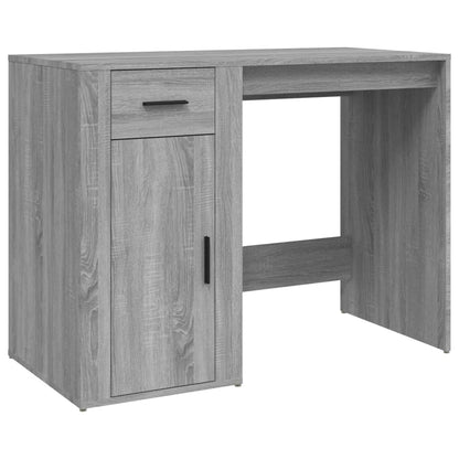 Scrivania Grigio Sonoma 100x49x75 cm in Legno Multistrato - homemem39