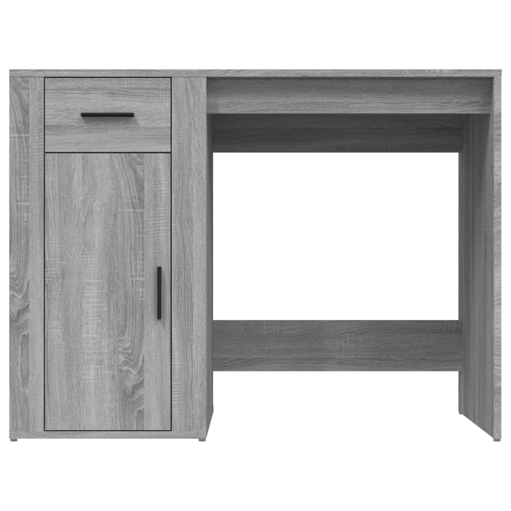 Scrivania Grigio Sonoma 100x49x75 cm in Legno Multistrato - homemem39