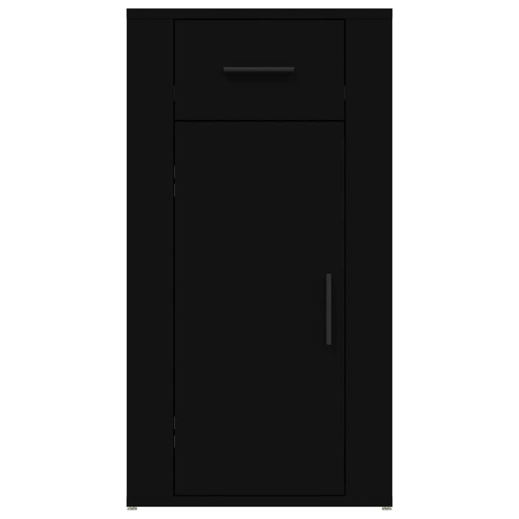 Armadietto da Scrivania Nero 40x49x75 cm in Legno Multistrato - homemem39