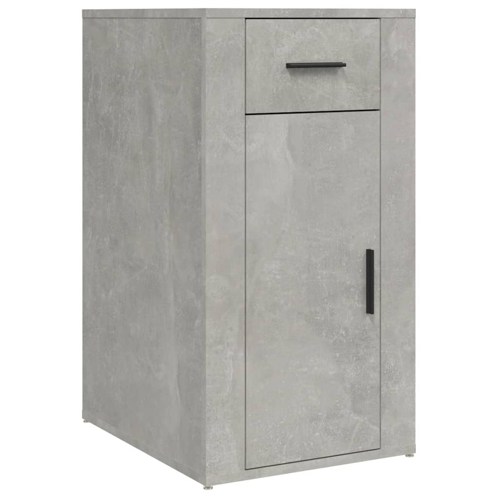 Mobile Scrivania Grigio cemento 40x49x75 cm Legno Multistrato - homemem39