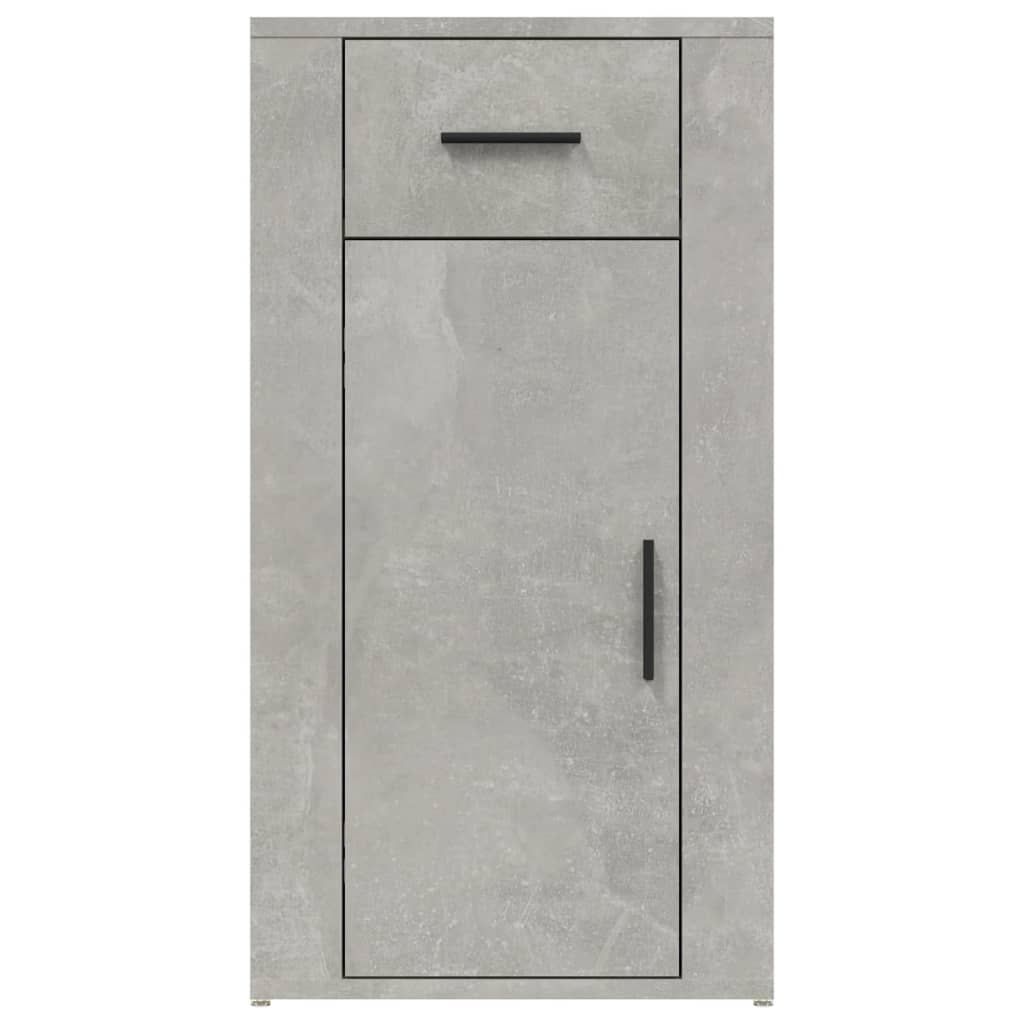 Mobile Scrivania Grigio cemento 40x49x75 cm Legno Multistrato - homemem39