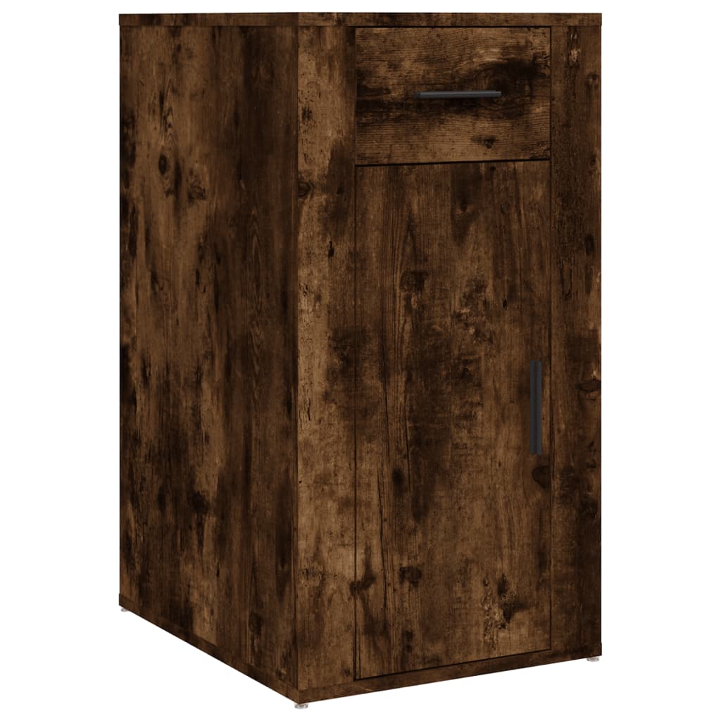 Mobile Scrivania rovere fumo 40x49x75 cm Legno Multistrato - homemem39