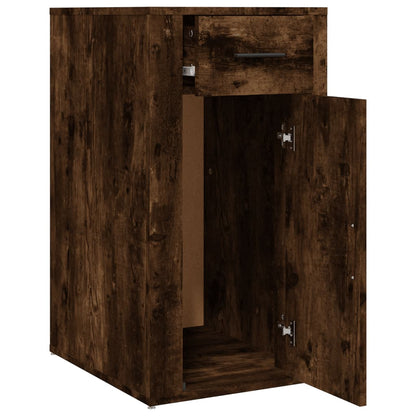 Mobile Scrivania rovere fumo 40x49x75 cm Legno Multistrato - homemem39