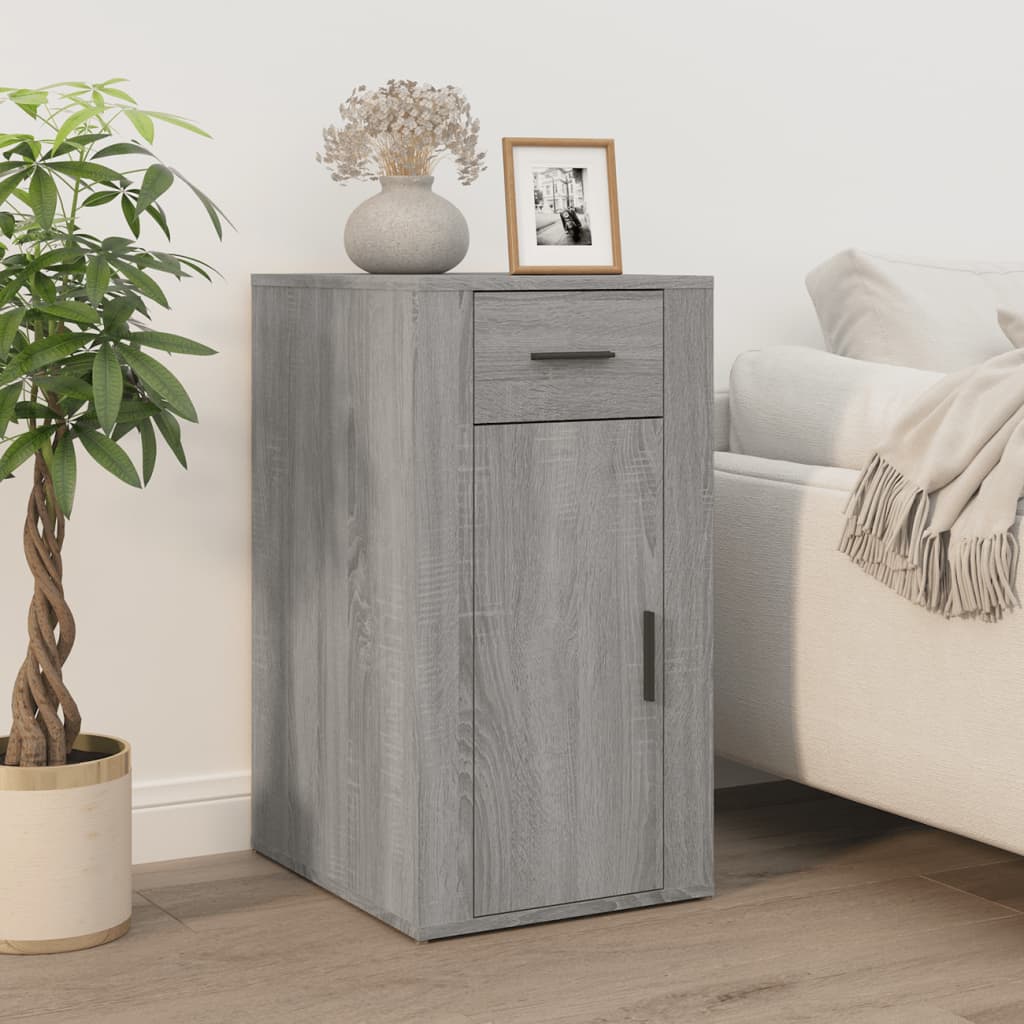 Mobile Scrivania grigio sonoma 40x49x75 cm Legno Multistrato - homemem39