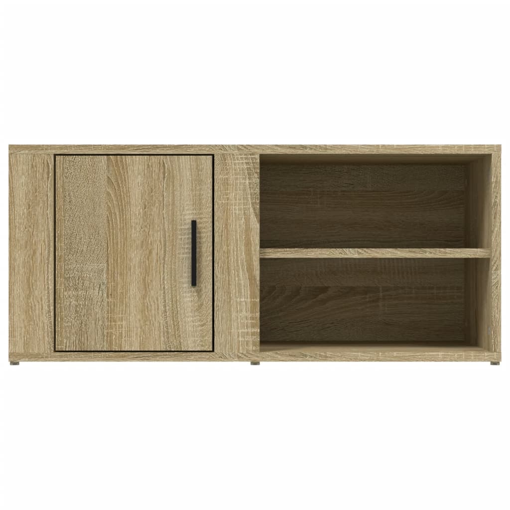 Mobile Porta TV Rovere Sonoma 80x31,5x36 cm Legno Multistrato - homemem39