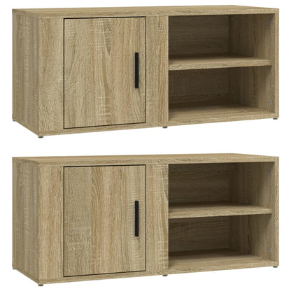 Mobili per TV 2pz Rovere Sonoma 80x31,5x36 cm Legno Multistrato - homemem39