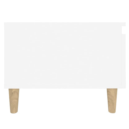 Tavolino Bianco 50x46x35 cm in Legno Multistrato - homemem39