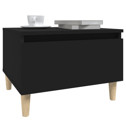 Tavolino Nero 50x46x35 cm in Legno Multistrato - homemem39