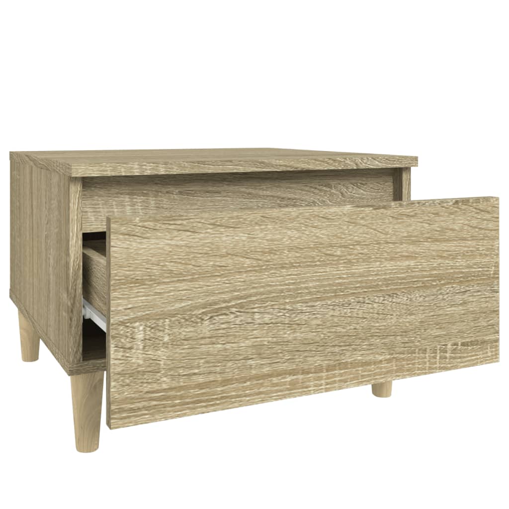 Tavolino Rovere Sonoma 50x46x35 cm in Legno Multistrato - homemem39