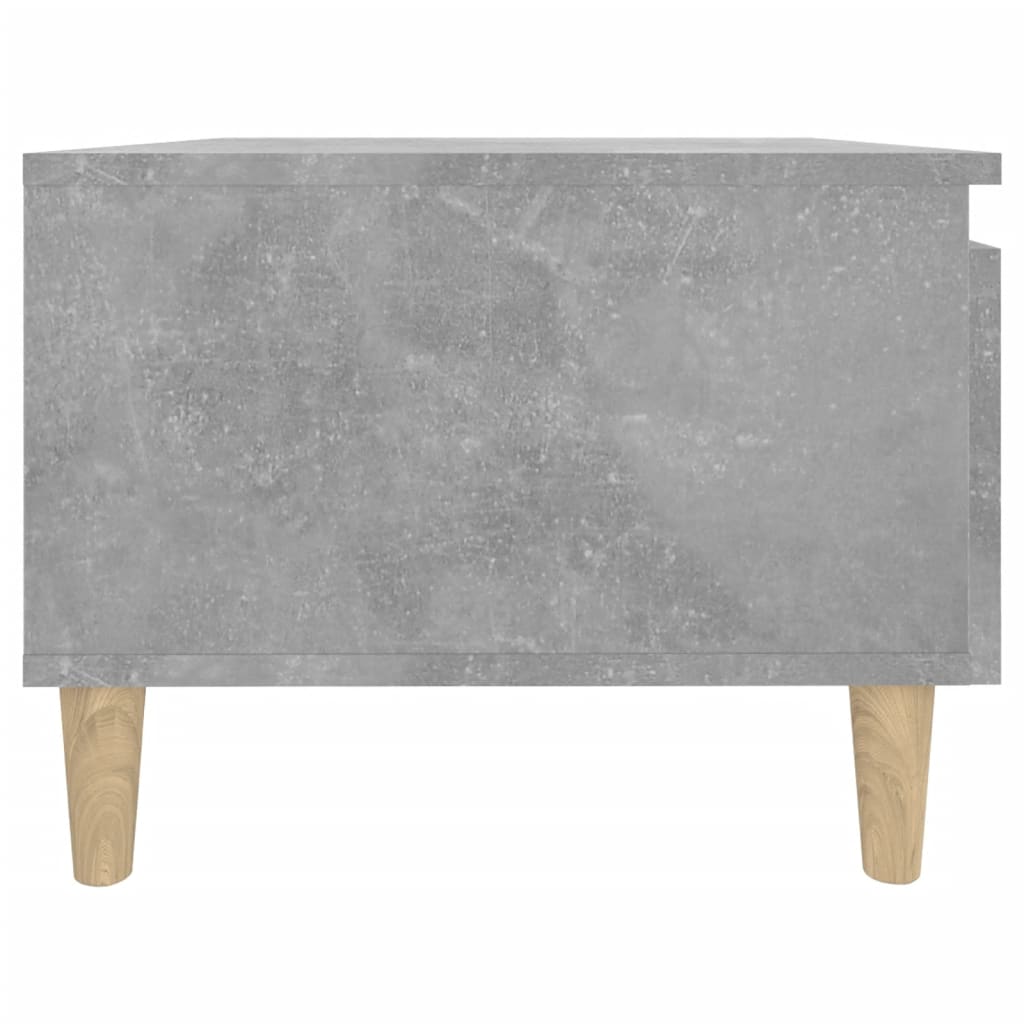 Tavolino Grigio Cemento 50x46x35 cm in Legno Multistrato - homemem39