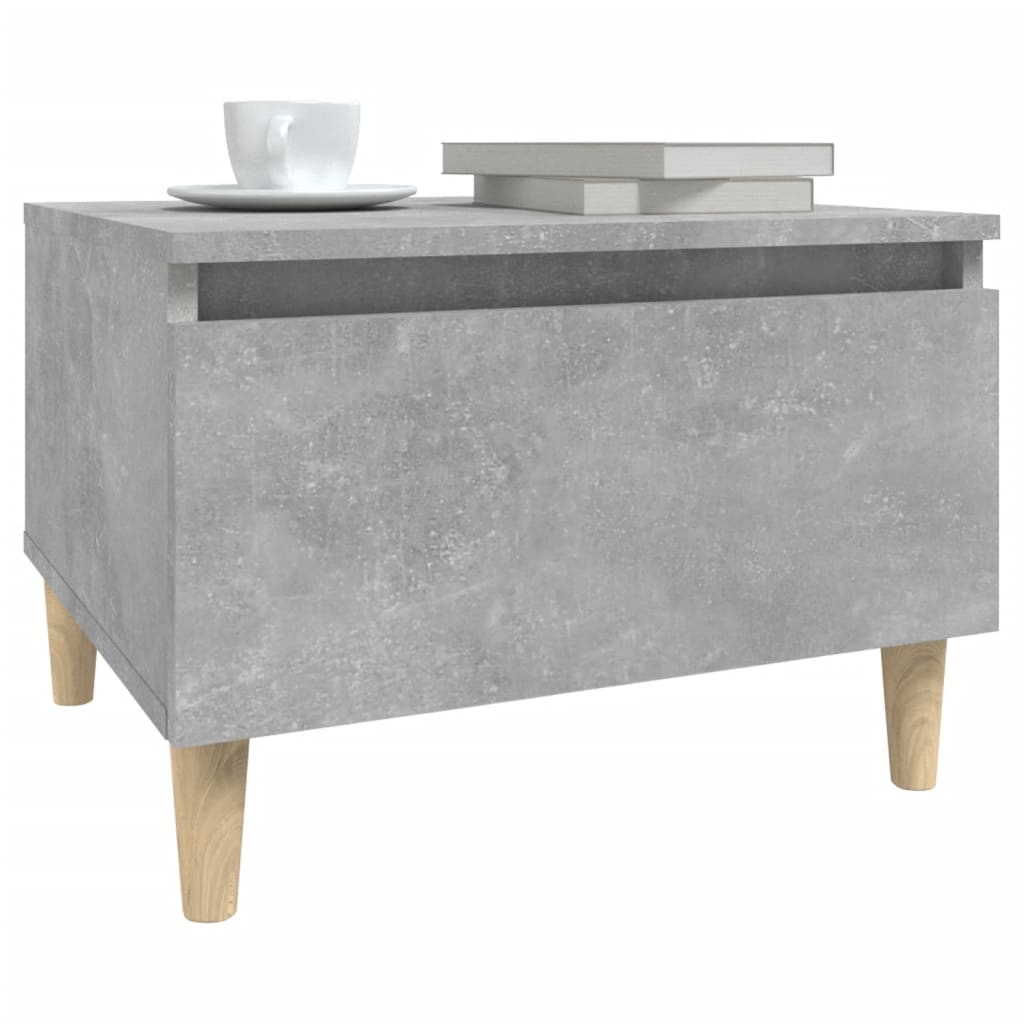 Tavolini 2pz Grigio Cemento 50x46x35 cm in Legno Multistrato - homemem39