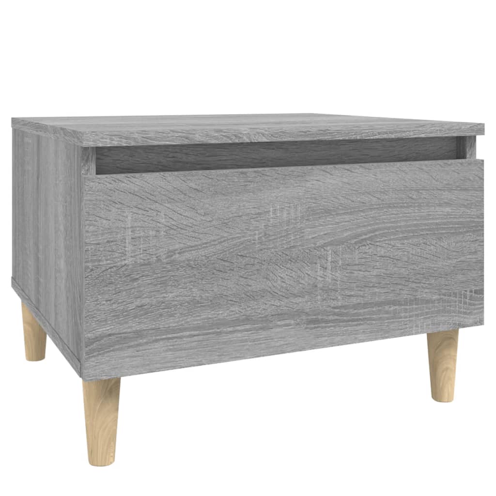 Tavolino Grigio Sonoma 50x46x35 cm in Legno Multistrato - homemem39