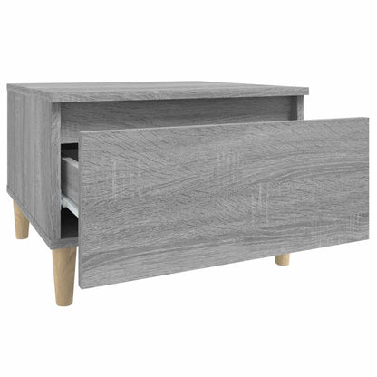 Tavolino Grigio Sonoma 50x46x35 cm in Legno Multistrato - homemem39