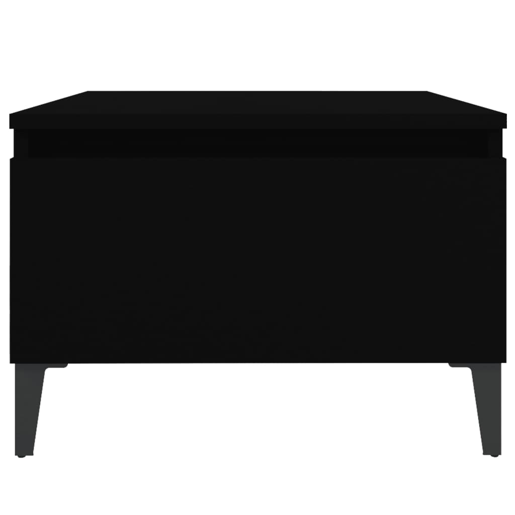 Tavolino Nero 50x46x35 cm in Legno Multistrato - homemem39