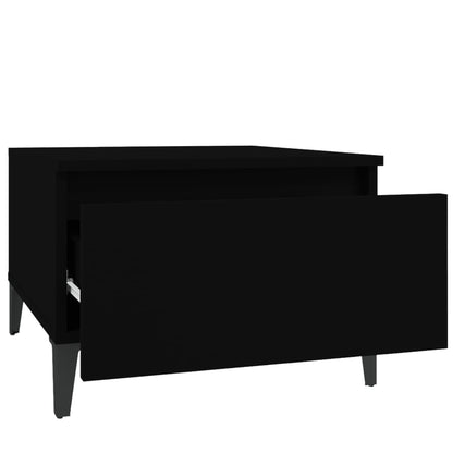 Tavolino Nero 50x46x35 cm in Legno Multistrato - homemem39