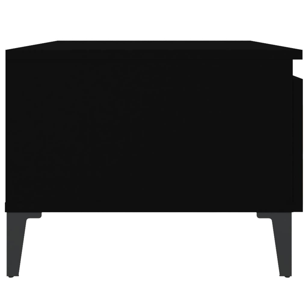 Tavolino Nero 50x46x35 cm in Legno Multistrato - homemem39