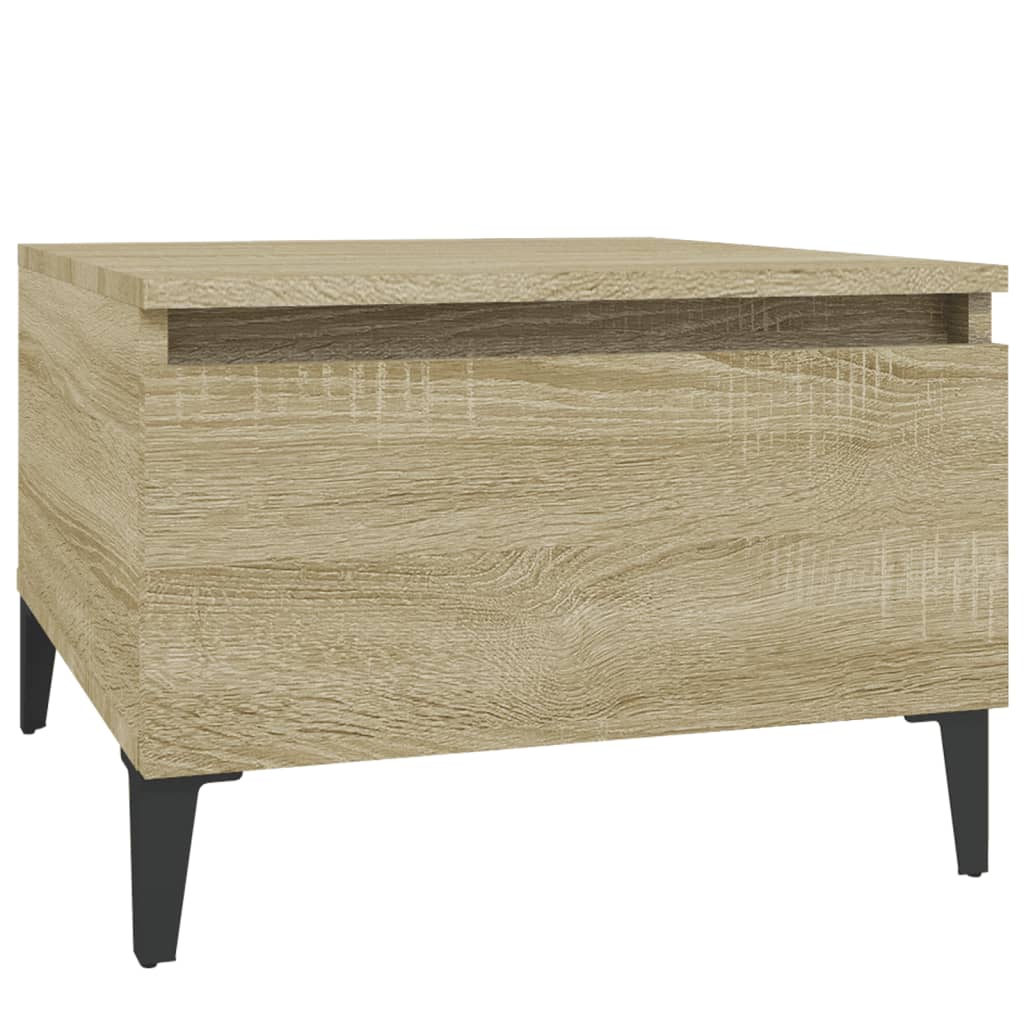 Tavolino Rovere Sonoma 50x46x35 cm in Legno Multistrato - homemem39