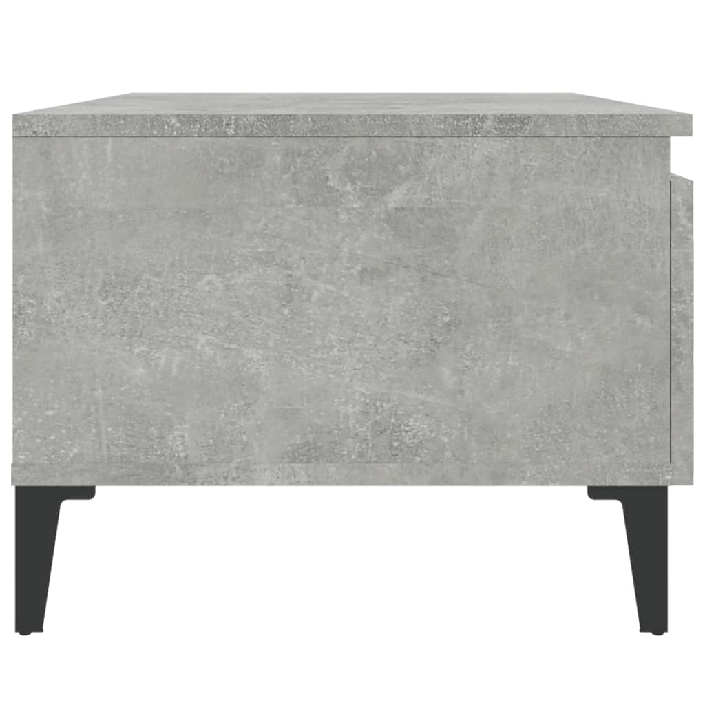 Tavolini 2pz Grigio Cemento 50x46x35 cm in Legno Multistrato - homemem39