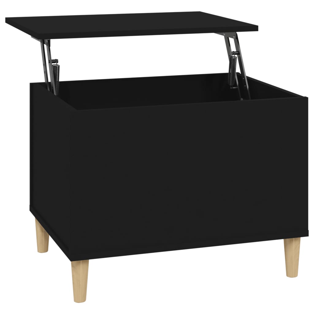 Tavolino da Salotto Nero 60x44,5x45 cm in Legno Multistrato - homemem39