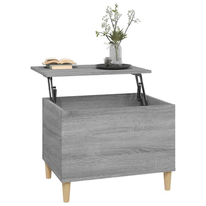 Tavolino Salotto Grigio Sonoma 60x44,5x45 cm Legno Multistrato - homemem39