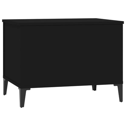 Tavolino da Salotto Nero 60x44,5x45 cm in Legno Multistrato - homemem39