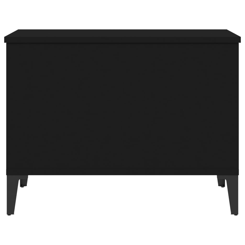 Tavolino da Salotto Nero 60x44,5x45 cm in Legno Multistrato - homemem39