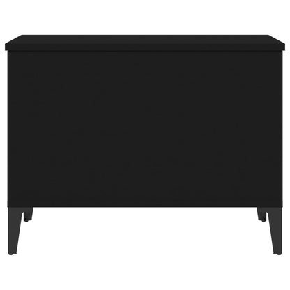 Tavolino da Salotto Nero 60x44,5x45 cm in Legno Multistrato - homemem39