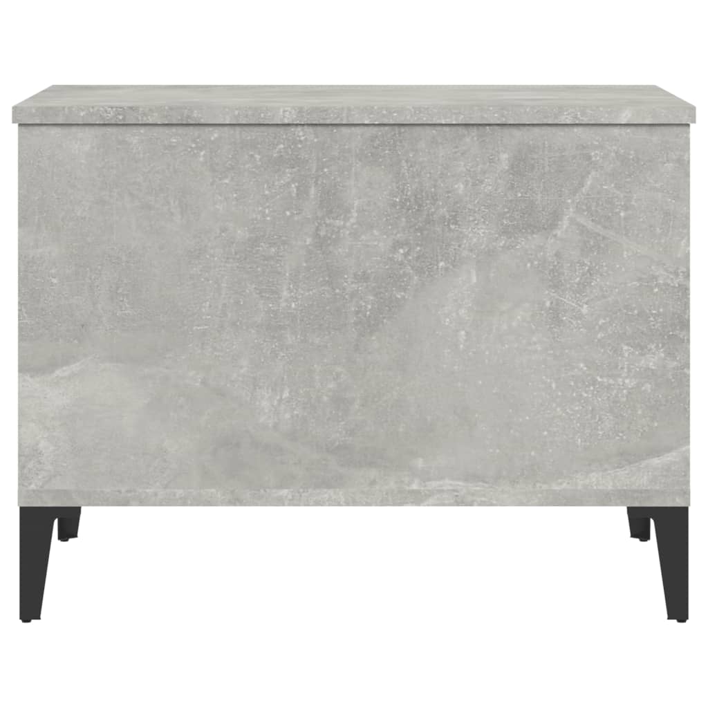 Tavolino Salotto Grigio Cemento 60x44,5x45 cm Legno Multistrato - homemem39