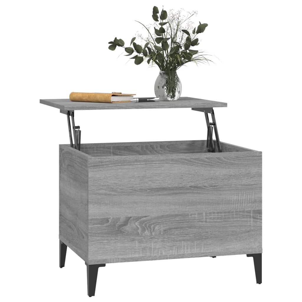 Tavolino Salotto Grigio Sonoma 60x44,5x45 cm Legno Multistrato - homemem39