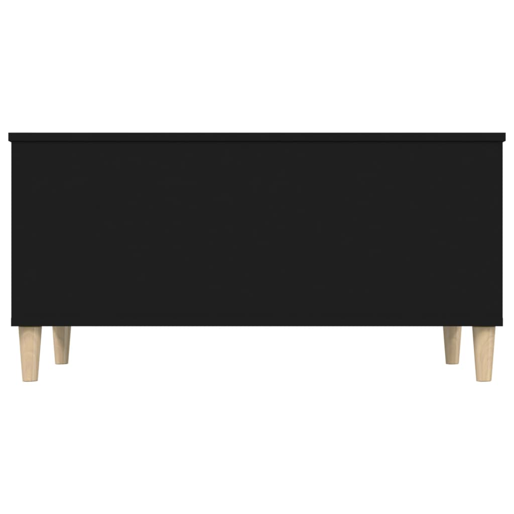 Tavolino da Salotto Nero 90x44,5x45 cm in Legno Multistrato - homemem39