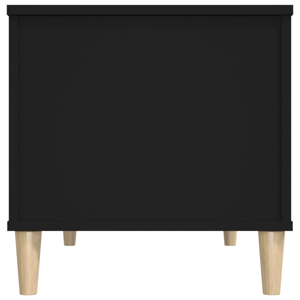 Tavolino da Salotto Nero 90x44,5x45 cm in Legno Multistrato - homemem39