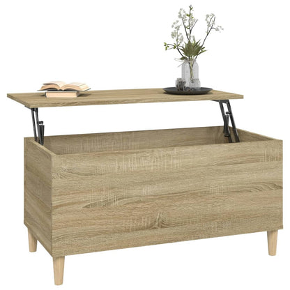 Tavolino Salotto Rovere Sonoma 90x44,5x45 cm Legno Multistrato - homemem39