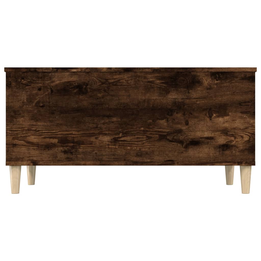 Tavolino da Salotto Rovere Fumo 90x44,5x45 cm Legno Multistrato - homemem39