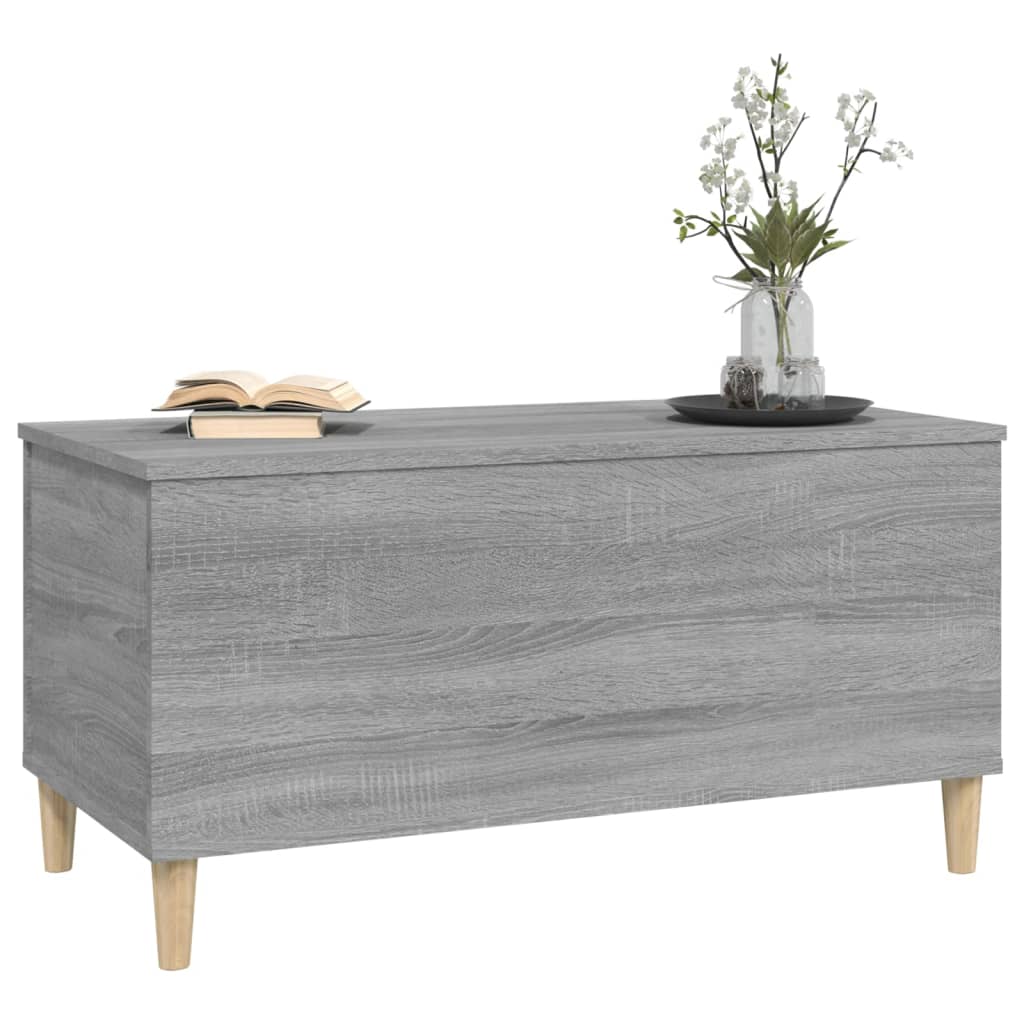 Tavolino Salotto Grigio Sonoma 90x44,5x45 cm Legno Multistrato - homemem39