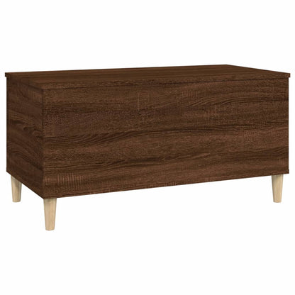 Tavolino Salotto Rovere Marrone 90x44,5x45 cm Legno Multistrato - homemem39