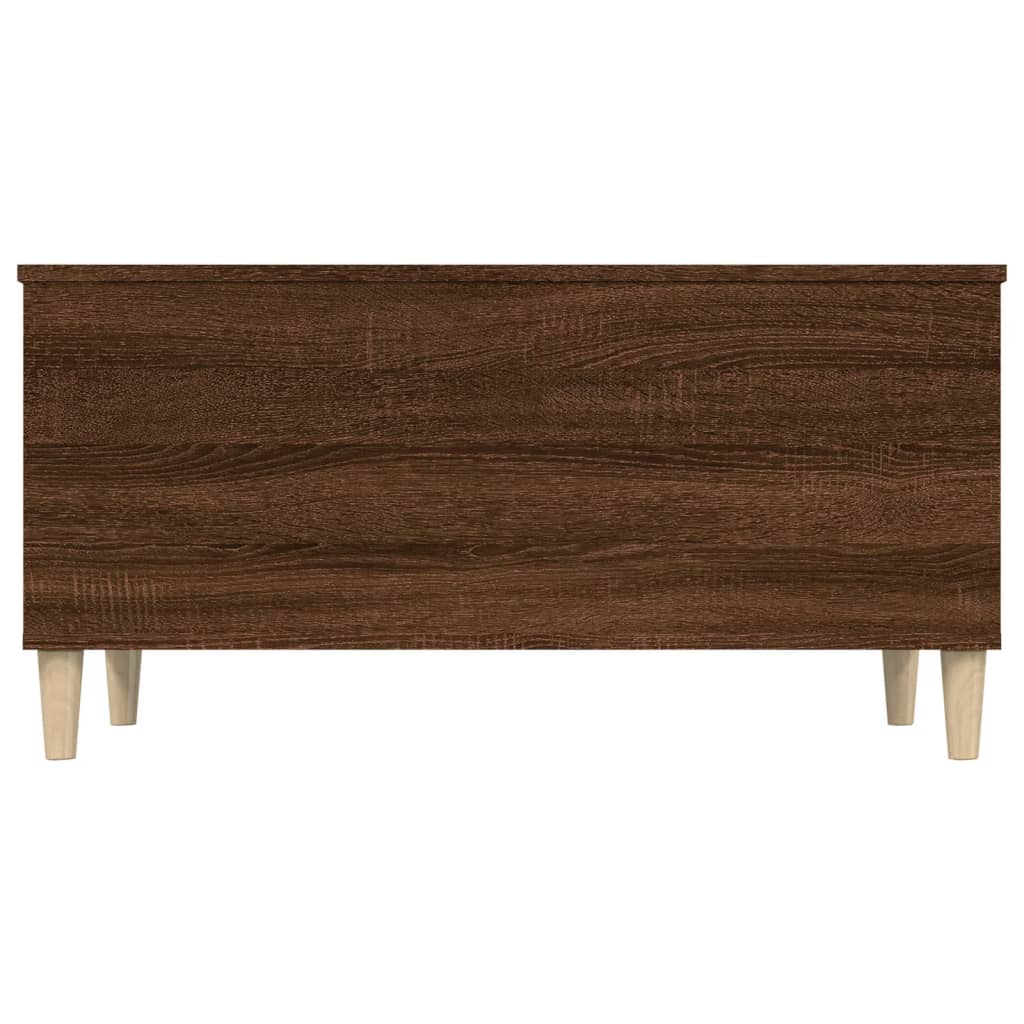 Tavolino Salotto Rovere Marrone 90x44,5x45 cm Legno Multistrato - homemem39