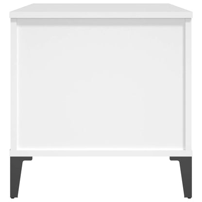 Tavolino da Salotto Bianco 90x44,5x45 cm in Legno Multistrato - homemem39