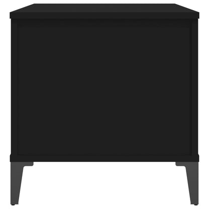 Tavolino da Salotto Nero 90x44,5x45 cm in Legno Multistrato - homemem39