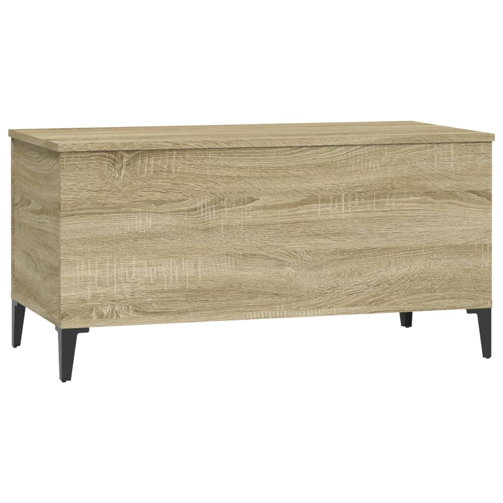 Tavolino Salotto Rovere Sonoma 90x44,5x45 cm Legno Multistrato - homemem39