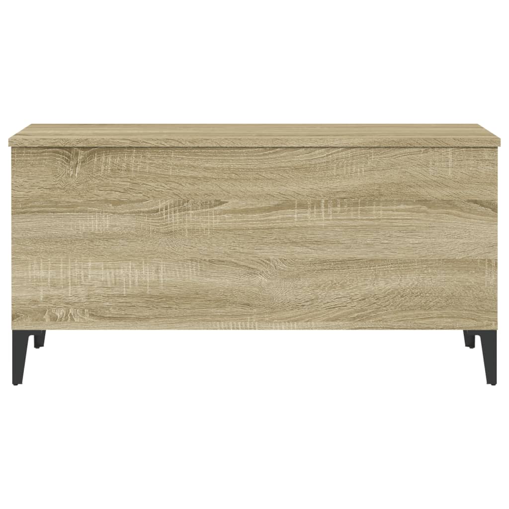 Tavolino Salotto Rovere Sonoma 90x44,5x45 cm Legno Multistrato - homemem39