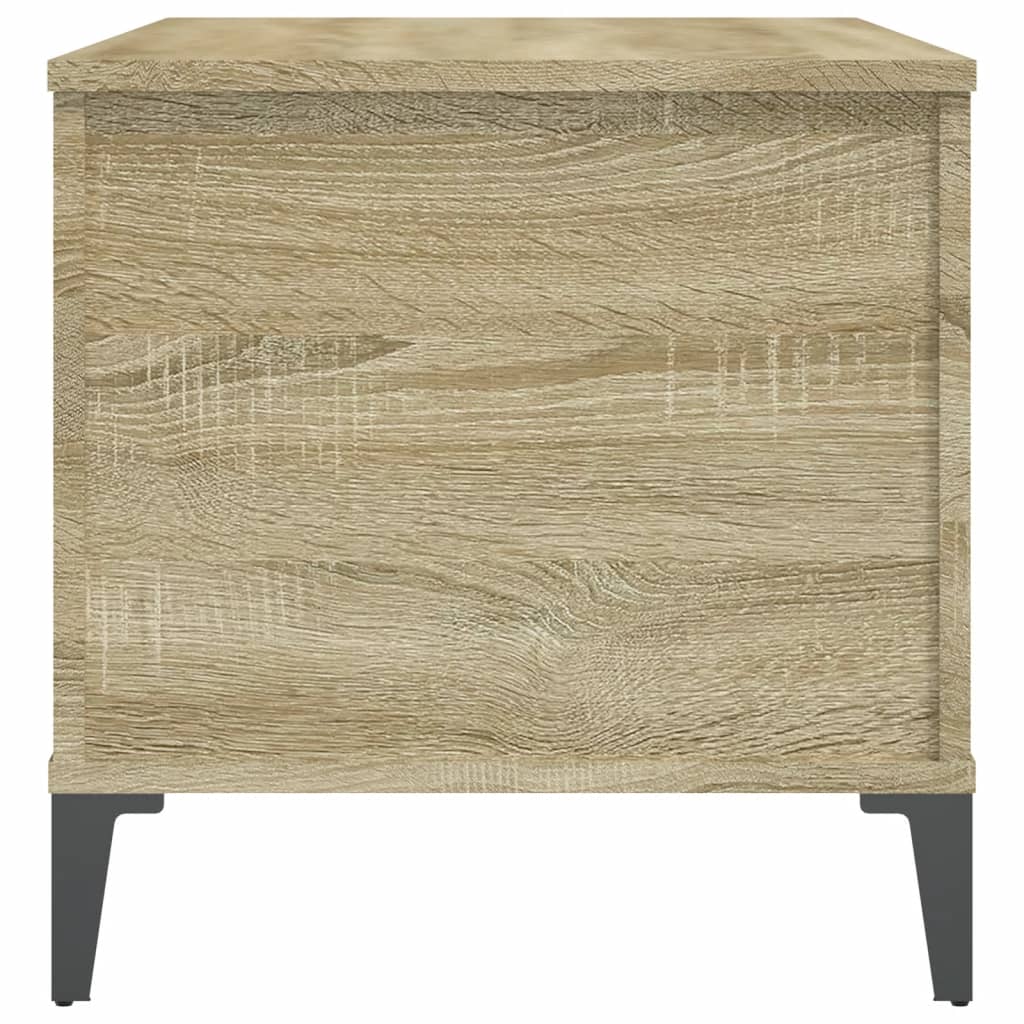 Tavolino Salotto Rovere Sonoma 90x44,5x45 cm Legno Multistrato - homemem39