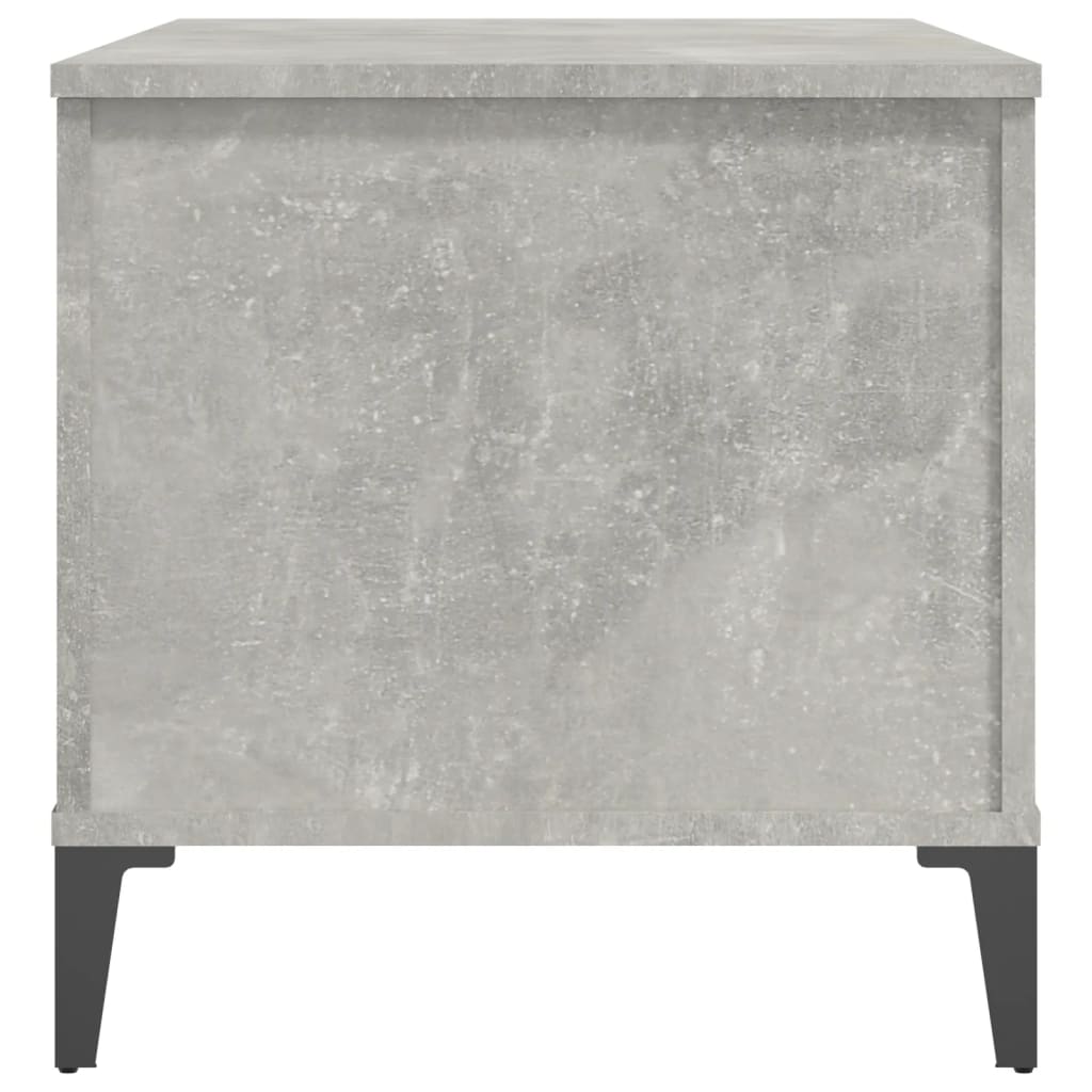 Tavolino Salotto Grigio Cemento 90x44,5x45 cm Legno Multistrato - homemem39