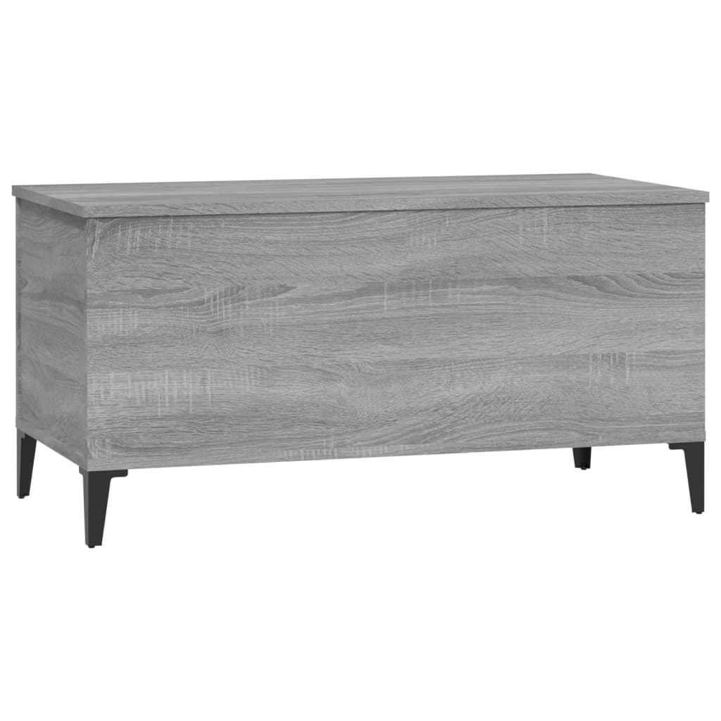 Tavolino Salotto Grigio Sonoma 90x44,5x45 cm Legno Multistrato - homemem39