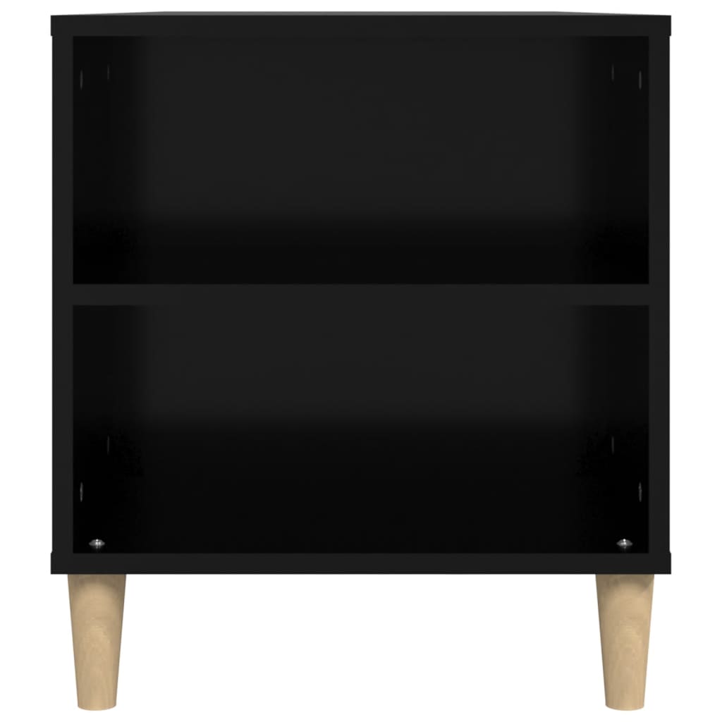 Mobile Porta TV Nero 102x44,5x50 cm in Legno Multistrato - homemem39